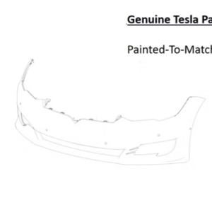 Painted 2016-2021 Tesla Model S Front Bumper | Genuine OEM