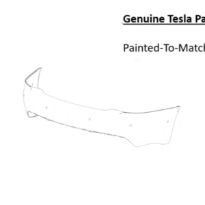 Painted 2016-2021 Tesla Model S Rear Bumper | Genuine OEM