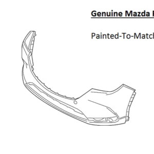 Painted 2016-2023 Mazda CX-9 CX9 Front Bumper Cover | Genuine OEM