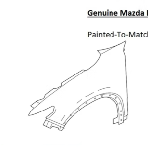Painted 2016-2023 Mazda CX-9 CX9 Front Fender | Genuine OEM