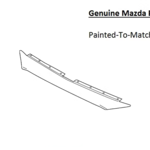 Painted 2016-2023 Mazda CX-9 CX9 Upper Grille Molding | Genuine OEM