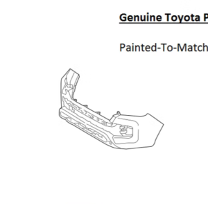 Painted 2016-2023 Toyota Tacoma Front Bumper Cover | Genuine OEM
