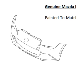Painted 2016-2026 Mazda MX-5 MX5 Miata Front Bumper Cover | Genuine OEM