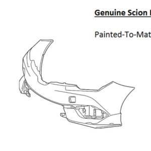 Painted 2016 Scion iM Front Bumper Cover | Genuine OEM