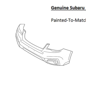 Painted 2017-2018 Subaru Forester Front Bumper Cover | Genuine OEM