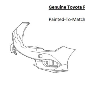 Painted 2017-2018 Toyota Corolla iM Front Bumper Cover | Genuine OEM