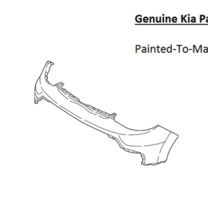 Painted 2017-2019 Kia Soul Upper Front Bumper | Genuine OEM