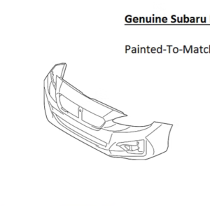 Painted 2017-2019 Subaru Impreza Front Bumper Cover | Genuine OEM