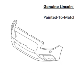 Painted 2017-2020 Lincoln Continental Front Bumper Cover | Genuine OEM