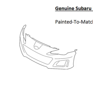 Painted 2017-2020 Subaru BRZ Front Bumper Cover | Genuine OEM
