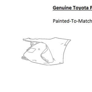 Painted 2017-2022 Toyota Prius Prime Front Bumper Cover | Genuine OEM