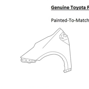 Painted 2017-2022 Toyota Prius Prime Front Fender | Genuine OEM