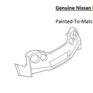 Painted 2017-2023 Nissan GT-R GTR Rear Bumper Cover | Genuine OEM