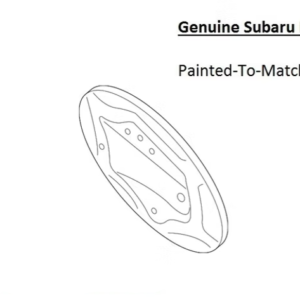 Painted 2017-2023 Subaru Impreza Fuel Door | Genuine OEM
