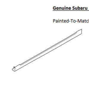 Painted 2017-2023 Subaru Impreza Side Skirt Rocker Molding | Genuine OEM