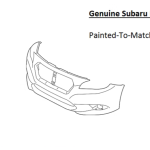 Painted 2015-2017 Subaru Legacy Front Bumper Cover | Genuine OEM