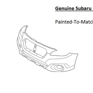 Painted 2015-2017 Subaru Outback Front Bumper Cover | Genuine OEM