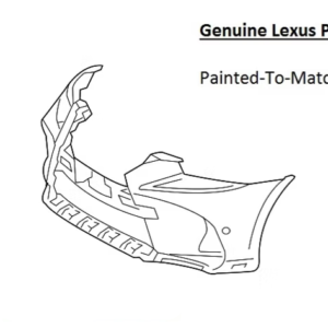 Painted 2017 Lexus IS200t IS300 IS350 Front Bumper | Genuine OEM