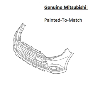 Painted 2018-2020 Mitsubishi Outlander PHEV Front Bumper Cover | Genuine OEM