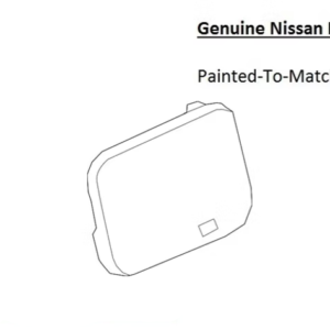 Painted 2018-2020 Nissan Rogue Fuel Door | Genuine OEM