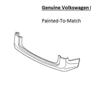 Painted 2018-2020 Volkswagen Atlas Rear Bumper Cover | Genuine OEM