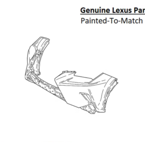 Painted 2015-2017 Lexus NX200t NX300h Front Bumper Cover | Genuine OEM