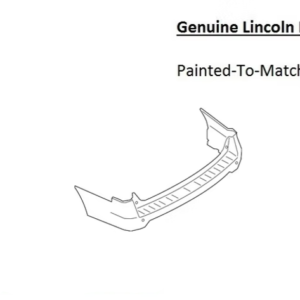 Painted 2018-2021 Lincoln Navigator Rear Bumper | Genuine OEM