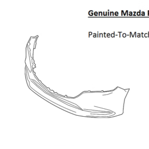 Painted 2018-2021 Mazda 6 Mazda6 Front Bumper Cover | Genuine OEM