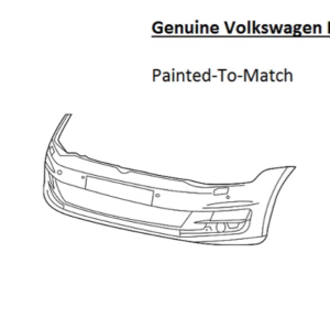 Painted 2018-2021 Volkswagen GTI Front Bumper Cover | Genuine OEM