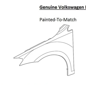 Painted 2015-2017 Volkswagen GTI Front Fender | Genuine OEM