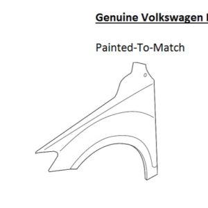 Painted 2018-2021 Volkswagen Tiguan Front Fender | Genuine OEM