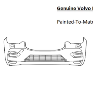 Painted 2018-2021 Volvo XC60 Front Bumper Cover | Genuine OEM