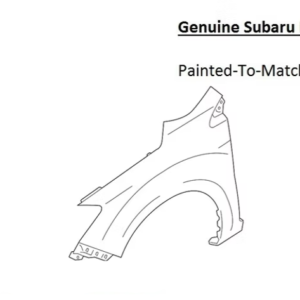 Painted 2018-2023 Subaru Crosstrek Front Fender | Genuine OEM