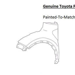 Painted 2018-2023 Toyota C-HR CHR Front Fender | Genuine OEM