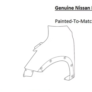 Painted 2018-2024 Nissan Kicks Front Fender | Genuine OEM