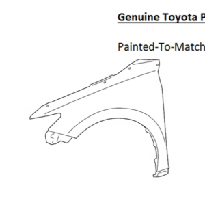 Painted 2018-2024 Toyota Camry Front Fender | Genuine OEM