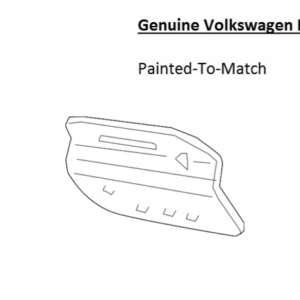Painted 2018-2024 Volkswagen Tiguan Fuel Door | Genuine OEM