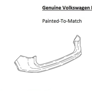 Painted 2018-2024 Volkswagen Tiguan Rear Bumper | Genuine OEM