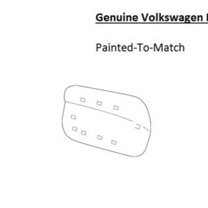 Painted 2020-2026 Volkswagen Atlas Sport Fuel Door | Genuine OEM