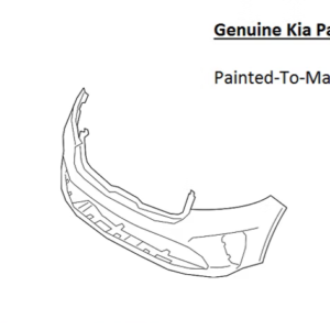 Painted 2019-2020 Kia Sorento Front Bumper Cover | Genuine OEM