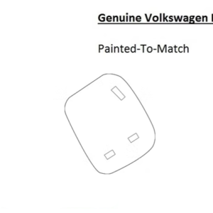Painted 2019-2021 Volkswagen GTI Fuel Door | Genuine OEM