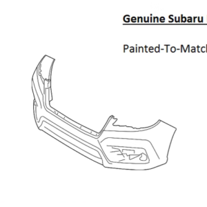 Painted 2019-2022 Subaru Ascent Front Bumper Cover | Genuine OEM