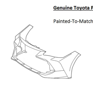 Painted 2019-2022 Toyota Avalon Front Bumper Cover | Genuine OEM
