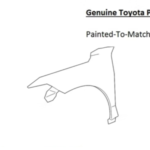 Painted 2019-2022 Toyota Avalon Front Fender | Genuine OEM