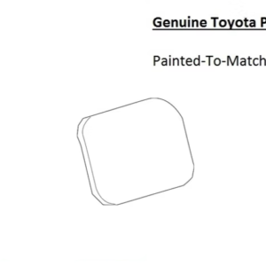 Painted 2019-2022 Toyota Avalon Fuel Door | Genuine OEM