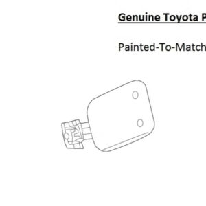 Painted 2019-2022 Toyota Prius Fuel Door | Genuine OEM