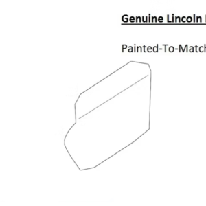 Painted 2019-2023 Lincoln Nautilus Fuel Door | Genuine OEM