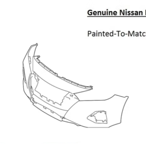 Painted 2019-2023 Nissan Maxima Front Bumper Cover | Genuine OEM