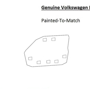 Painted 2019-2023 Volkswagen Arteon Fuel Door | Genuine OEM