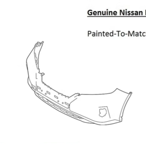 Painted 2019-2024 Nissan Murano Front Bumper | Genuine OEM